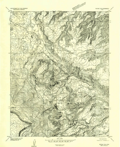United States Geological Survey Grover, UT (1952, 24000-Scale) digital map