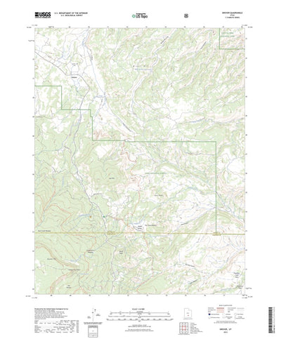 United States Geological Survey Grover, UT (2023, 24000-Scale) digital map