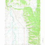 United States Geological Survey Grover, WY (1980, 24000-Scale) digital map