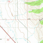 United States Geological Survey Grover, WY (1980, 24000-Scale) digital map