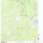 United States Geological Survey Groveton West, TX (2004, 24000-Scale) digital map
