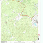 United States Geological Survey Groveton West, TX (2004, 24000-Scale) digital map