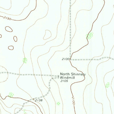 United States Geological Survey Grow NW, TX (1968, 24000-Scale) digital map
