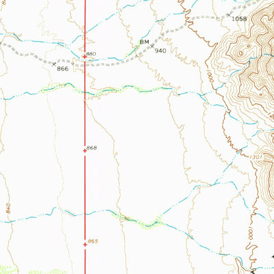 United States Geological Survey Growler Peak, AZ (1964, 62500-Scale) digital map