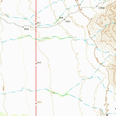 United States Geological Survey Growler Peak, AZ (1964, 62500-Scale) digital map