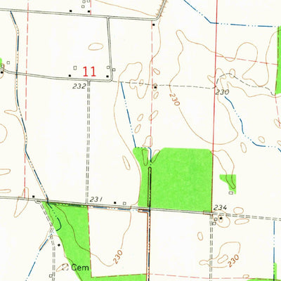 United States Geological Survey Grubbs, AR (1965, 24000-Scale) digital map