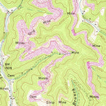 United States Geological Survey Grundy, VA (1963, 24000-Scale) digital map