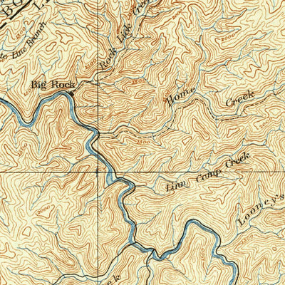 United States Geological Survey Grundy, VA-KY (1890, 125000-Scale) digital map