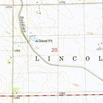 United States Geological Survey Gruver, IA (1980, 24000-Scale) digital map