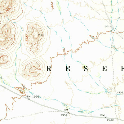 United States Geological Survey Gu Achi, AZ (1963, 62500-Scale) digital map