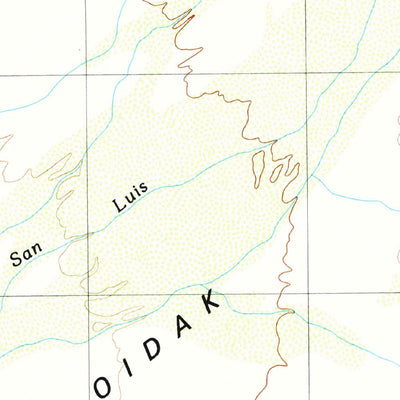 United States Geological Survey Gu Oidak, AZ (1988, 24000-Scale) digital map