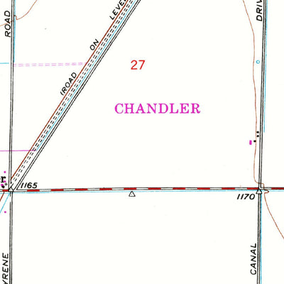 United States Geological Survey Guadalupe, AZ (1952, 24000-Scale) digital map
