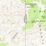 United States Geological Survey Guadalupe Canyon, AZ-NM (1958, 62500-Scale) digital map