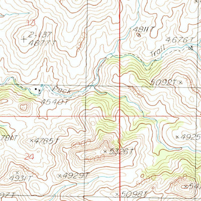 United States Geological Survey Guadalupe Canyon, AZ-NM (1985, 24000-Scale) digital map