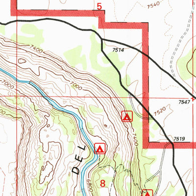 United States Geological Survey Guadalupe, NM (1995, 24000-Scale) digital map