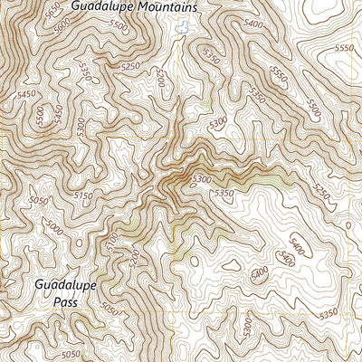 United States Geological Survey Guadalupe Pass, NM (2023, 24000-Scale) digital map