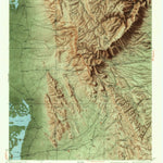 United States Geological Survey Guadalupe Peak, TX (1940, 62500-Scale) digital map