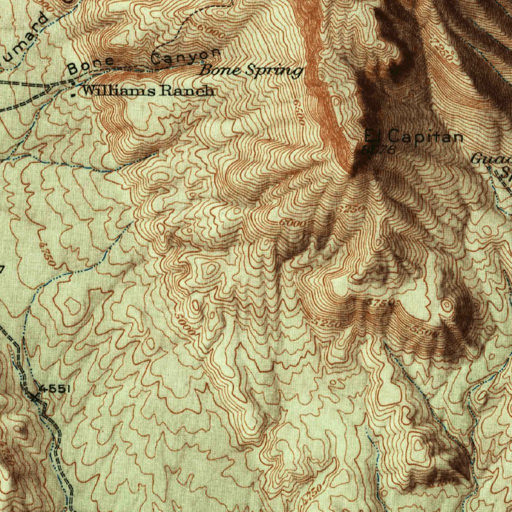 Guadalupe Peak, TX (1940, 62500-Scale) Map by United States Geological ...