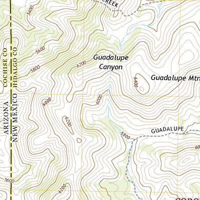 United States Geological Survey Guadalupe Spring, NM (2020, 24000-Scale) digital map