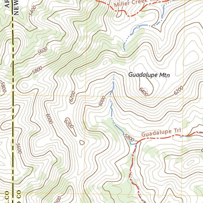 United States Geological Survey Guadalupe Spring, NM (2023, 24000-Scale) digital map