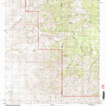 United States Geological Survey Guadalupe Spring, NM-AZ (1997, 24000-Scale) digital map