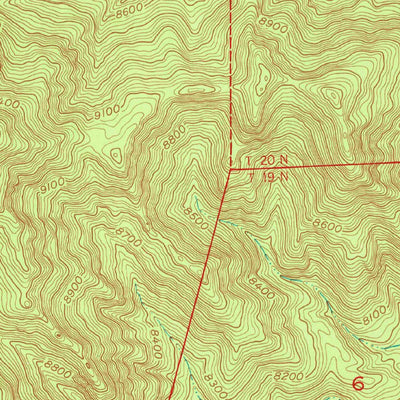 United States Geological Survey Guaje Mountain, NM (1952, 24000-Scale) digital map