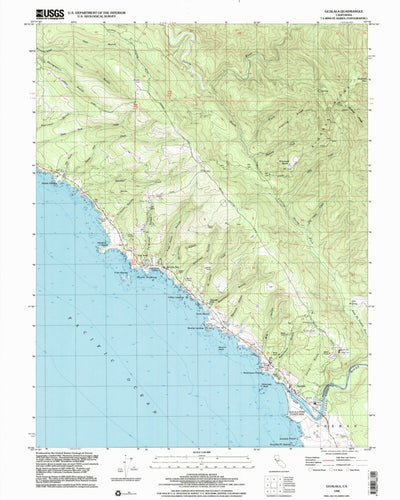 United States Geological Survey Gualala, CA (1998, 24000-Scale) digital map