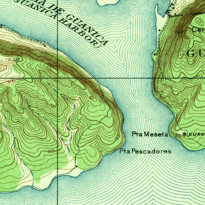 United States Geological Survey Guanica, PR (1938, 30000-Scale) digital map
