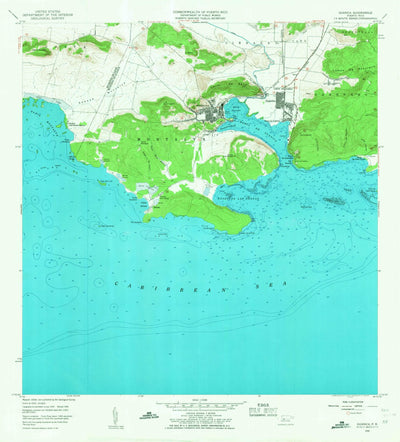 United States Geological Survey Guanica, PR (1956, 20000-Scale) digital map