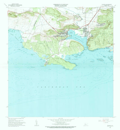 United States Geological Survey Guanica, PR (1966, 20000-Scale) digital map