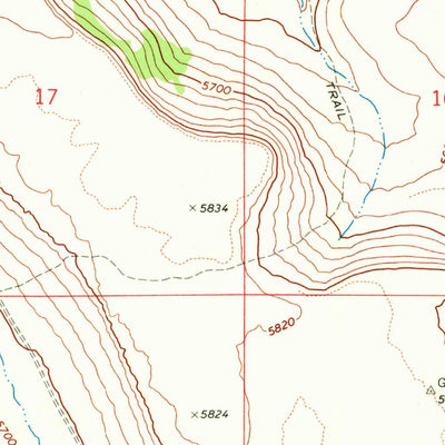 United States Geological Survey Guano Lake, OR (1968, 24000-Scale) digital map