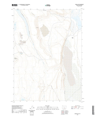 United States Geological Survey Guano Lake, OR (2020, 24000-Scale) digital map