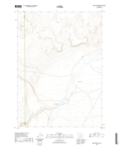 United States Geological Survey Guano Reservoir, OR (2020, 24000-Scale) digital map