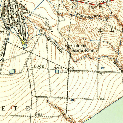 United States Geological Survey Guayama, PR (1952, 30000-Scale) digital map