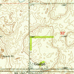 United States Geological Survey Guelph, ND (1955, 24000-Scale) digital map