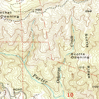 United States Geological Survey Guerneville, CA (1955, 24000-Scale) digital map