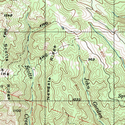 United States Geological Survey Guerneville, CA (1997, 24000-Scale) digital map