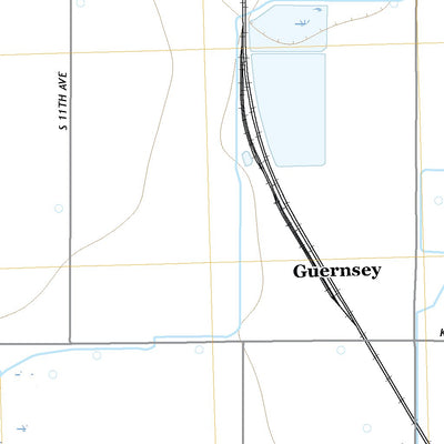 United States Geological Survey Guernsey, CA (2021, 24000-Scale) digital map