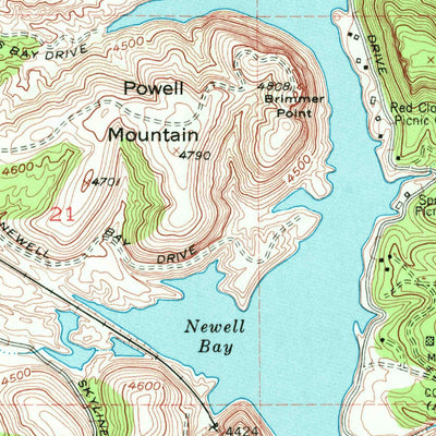 United States Geological Survey Guernsey Reservoir, WY (1971, 24000-Scale) digital map