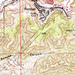 United States Geological Survey Guernsey, WY (1950, 24000-Scale) digital map