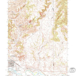 United States Geological Survey Guernsey, WY (1990, 24000-Scale) digital map