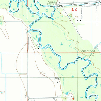 United States Geological Survey Gueydan, LA (1984, 24000-Scale) digital map