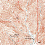 United States Geological Survey Guffy Peak, WY (1952, 24000-Scale) digital map