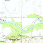 United States Geological Survey Guide Rock, NE-KS (1974, 24000-Scale) digital map