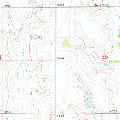 United States Geological Survey Guide Rock NE, NE (1974, 24000-Scale) digital map