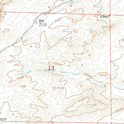 United States Geological Survey Guide Rock, WY (1955, 24000-Scale) digital map