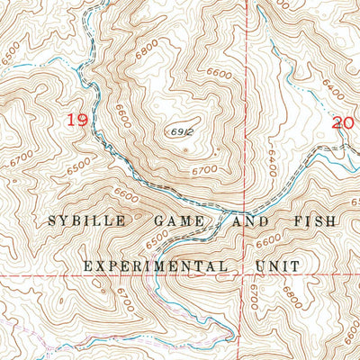 United States Geological Survey Guide Rock, WY (1955, 24000-Scale) digital map