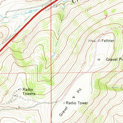 United States Geological Survey Guild Hollow, WY (1965, 24000-Scale) digital map