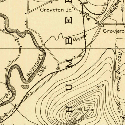 United States Geological Survey Guildhall, VT-NH (1920, 62500-Scale) digital map