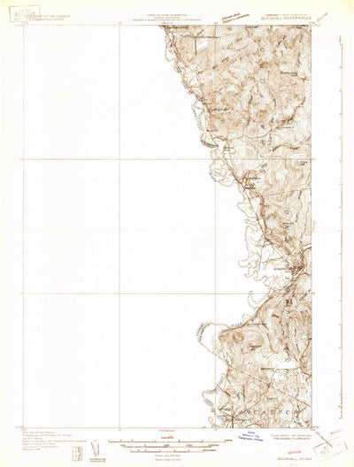 United States Geological Survey Guildhall, VT-NH (1931, 48000-Scale) digital map
